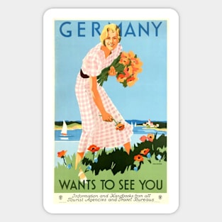 Germany Wants to See You Sticker